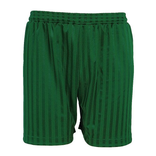 PE Shorts - Shadow Stripe, Bottle Green
