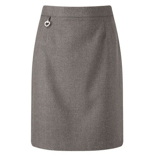 Skirt - Grey, Straight Style