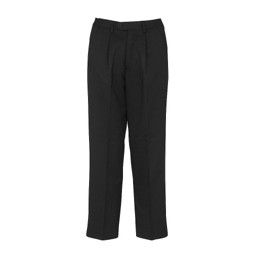 Putney Black Trouser (Pleated Front)