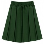 Skirt - Green, Pleated Style