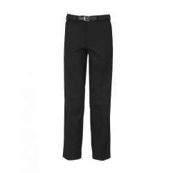 Falmouth Black Trouser (Flat Front)