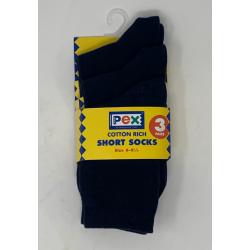 Navy Socks (Pack of 3)