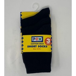 Black Socks (Pack of 3)