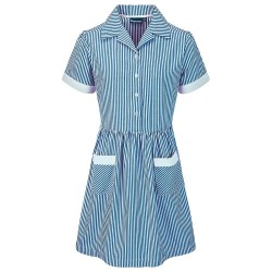 Blue/White Striped Summer Dress