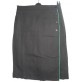 Black Mock Kilt with Emerald Piping