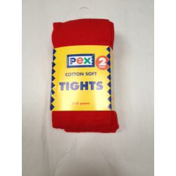 Girls red tights - pack of 2