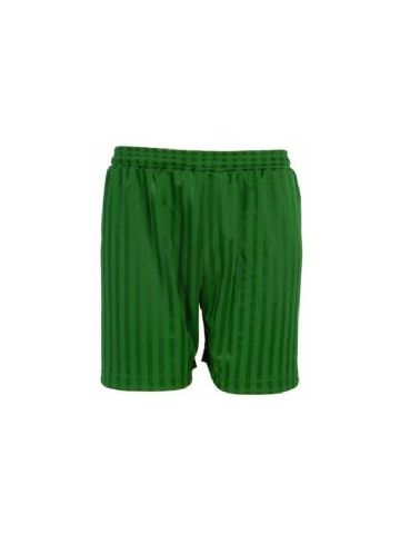 PE Shorts - Shadow Stripe, Emerald Green