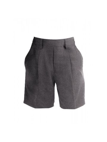 Boys Grey School Shorts