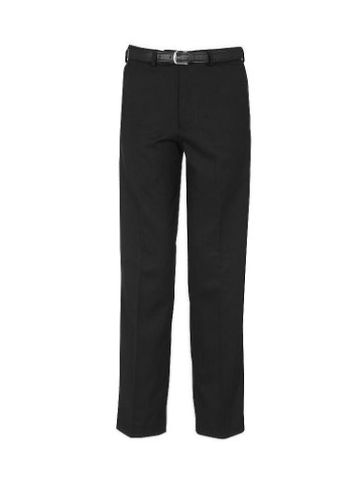 Falmouth Black Trouser (Flat Front)