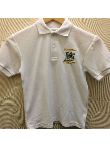 St Joseph's White Polo