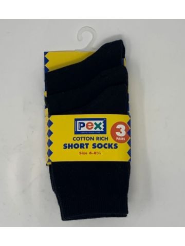 Black Socks (Pack of 3)